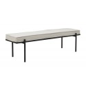 Banc tissu coton métal House Doctor