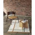 table basse d appoint ronde bois clair design scandinave