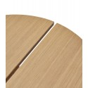 table basse d appoint ronde bois clair design scandinave