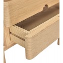table de chevet design scandinave bois tiroirs hubsch