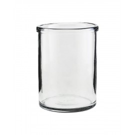 house doctor vase verre droit simple reem