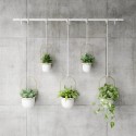 umbra jardiniere design suspendue interieur 5 pots triflora laiton