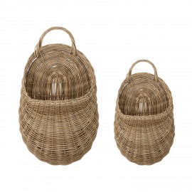 panier suspendu rangement bloomingville chloe set de 2