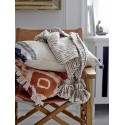 coussin canape tons naturels beige noir bloomingville adea