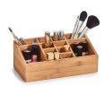 rangement organiseur maquillage bois bambou zeller 25385