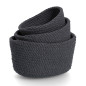panier rangement salle de bains coton noir set de 3 zeller