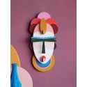 masque mural multicolore carton studio roof cali