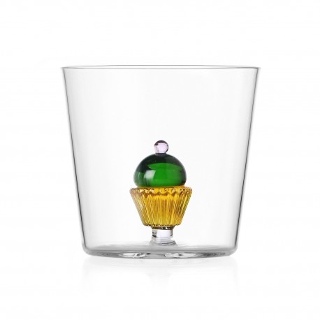 verre a eau cupcake vert ichendorf milano sweet and candy