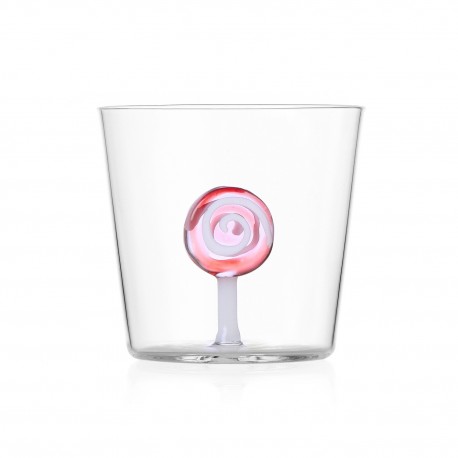 verre bonbon ichendorf milano lollipop sweet and candy rouge