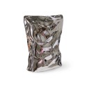 hk living vase sachet froisse gres chrome design