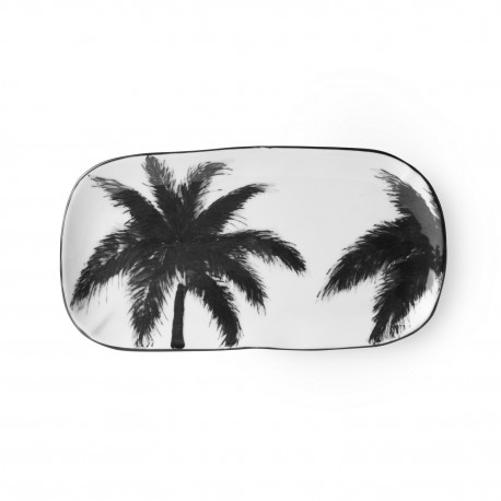 Plat de service rectangulaire HK Living palms