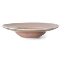 grande assiette creuse a pates porcelaine hk living rose