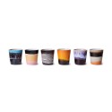 hkliving mugs a cafe gres multicolores stellar set de 6