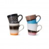 HKliving Funky Espressotassen-Set mit 4 Stück