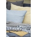 plaid matelasse coton fleuri bleu ib laursen