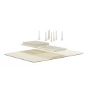 umbra tapis a vaisselle design compact udry beige