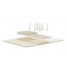 umbra tapis a vaisselle design compact udry beige