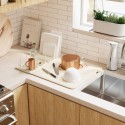 umbra tapis a vaisselle design compact udry beige