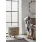 Plaid coton recyclé franges Madam Stoltz Plaid coton recyclé franges Madam Stoltz