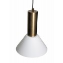 suspension design verre blanc laiton bruni hubsch