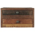 rangement 2 tiroirs bois recycle rustique vintage ib laursen