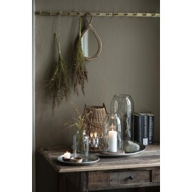 grand portemaneau mural barre fine metal laiton vieilli vintage