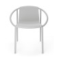 chaise design exterieur metal gris organique umbra ringo