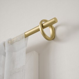 umbra tringle a rideaux dore laiton design extensible 100 a 300 cm