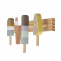 portemanteau mural enfant bois multicolore bloomingville