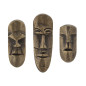 Bloomingville Jespar Masken-Wandhaken, 3er-Set