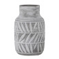 vase gris mat ceramqiue bloomingville saku