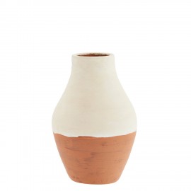 vase terre cuite poterie artisanale bicolore madam stoltz
