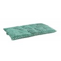 matelas palette coton imprime vert madam stoltz