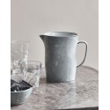 house doctor pichet rustique poterie gres gris clair