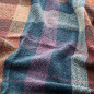 Plaid à carreaux coton recyclé Madam Stoltz Plaid à carreaux coton recyclé Madam Stoltz