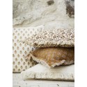 housse de coussin 60 x 60 cm blanc ecru franges coton madam stoltz