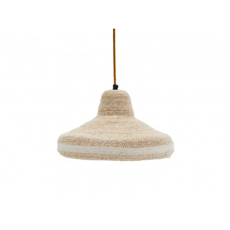 lampe suspension naturelle herbier jonc de mer blanc madam stoltz