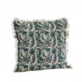 housse de coussin imprime poetique fleuri bleu madam stoltz