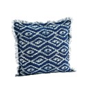 housse de coussin imprime bord de mer bleu marine madam stoltz