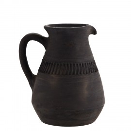 vase carafe terre cuite poterie noire madam stoltz