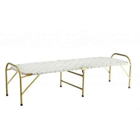 Daybed pliable métal coton Madam Stoltz