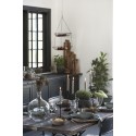 chandelier bougeoir sur pied metal noir brut style campagne ib laursen