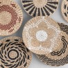 assiette decoration murale herbier quenouille tresse papier zeller