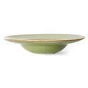 grande assiette a spaghetti porcelaine vert clair amande hk living