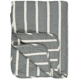 plaid matelasse bleu poudre raye ib laursen