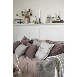 plaid matelasse bleu poudre raye ib laursen