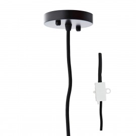 madam stoltz suspension fleur petales en rotin bois bambou