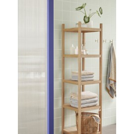 patere murale contemporaine design metal argent hubsch