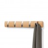 Umbra Flip Wall-Mounted Hook System with 5 Hooks, Natural