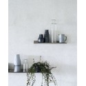 house doctor etagere murale etroite metal argent industriel ledge